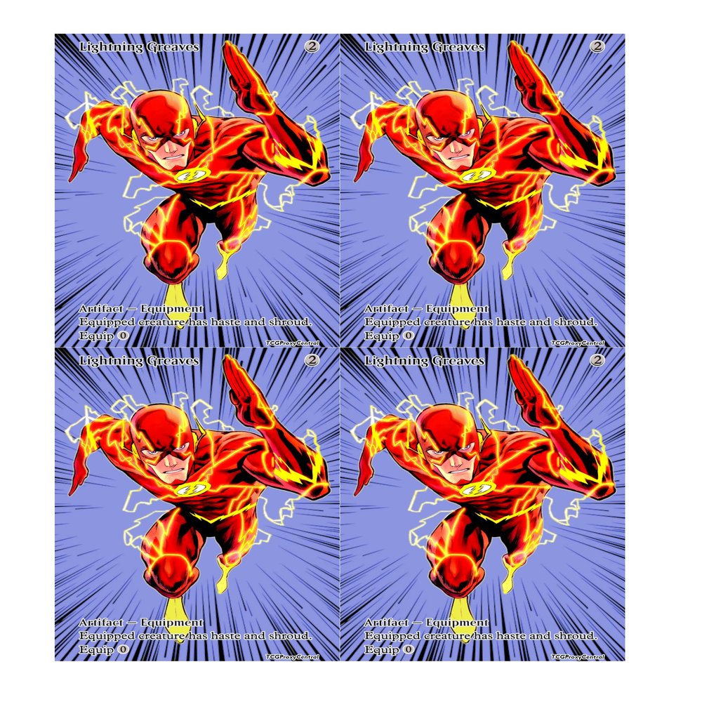 4x | Lightning Greaves | Full Art | Foil or Non-Foil (Foil)