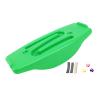 PHASFBJ Children Balance Board Sensory Integration Trainer, Kids Rocking Seesaw Plastic Balance Board with 3 Balls, Spinning Balance Board and Agility Trainer,Green,2 view 1