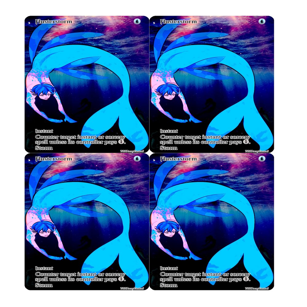 4x | Flusterstorm | Full Art | Foil or Non-Foil (Foil)