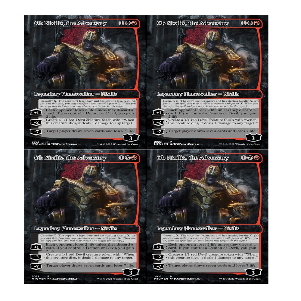 4x | Ob Nixilis, the Adversary | Full Art | Foil or Non-Foil (Foil)