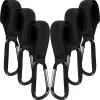 6 Pack Baby Stroller Hooks for Hanging Diaper Bags Pram Clips for Bags Multipurpose Hooks for Grocery Shopping Backpack Stroller Accessories Pram Buggy Clips Straps Hook view 1