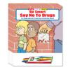 ZOCO  Be Smart Say No to Drugs Educational Coloring Books (50 Bulk Pack, With Crayons)  Police Handouts  Stay DrugFree Activities for Kids view 1