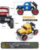 EAZYRC FMS FCX24 Power Wagon 1/24 RC Crawler, Brushed 4x4 RTR Rock Crawler with Portal axle, 2-Speed Transmission, PC Hard Body  RC Car for Adults and Gift view 2