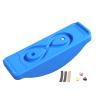 PHASFBJ Children Balance Board Sensory Integration Trainer, Kids Rocking Seesaw Plastic Balance Board with 3 Balls, Spinning Balance Board and Agility Trainer,Blue,1 view 1