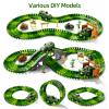 iHaHa 169 PCS Dinosaur Race Car Track Toys for Kids Toddler Boys Ages 1-3 3-5 4-7, Dinosaur Race Tracks Toys with Light, Sound & Spray, Birthday Dinosaur Toys Gifts for 2 3 4 5 Year Old Boys view 2