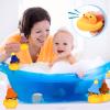 Chivao 12 Pcs Mini Rubber Ducks with Sunglasses/ Glasses and Hats/ Necklace, Cruise Rubber Ducks in Bulk Valentine Gift Small Bathtub Toy for Hiding Party Favor(Funny Style,Yellow) view 4