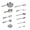 200pcs Miniature Landscape Food Drinks Bottle Mini Toys Doll House Kitchen Play Resin Dollhouse Accessories for Adults Teenagers Cooking Game Hamburger Ice Cream Cake Bread Tableware Party view 2