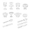 200pcs Miniature Landscape Food Drinks Bottle Mini Toys Doll House Kitchen Play Resin Dollhouse Accessories for Adults Teenagers Cooking Game Hamburger Ice Cream Cake Bread Tableware Party view 4