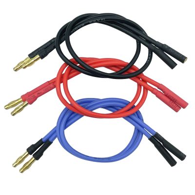 6PCS 4.0mm Banana Gold Bullet Connector Extension Cable for RC Brushless Motor ESC Extension Cable Wire RC Car Boat Parts