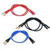 6PCS 4.0mm Banana Gold Bullet Connector Extension Cable for RC Brushless Motor ESC Extension Cable Wire RC Car Boat Parts view 2