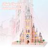 Geniteen Micro Mini Building Blocks Pink Church Model Building Set Famous Architecture Model Building Kit view 2