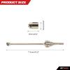 RCAWD Bigger Ball CVD Drive Shafts for 1/10 Slash 4X4 Upgrades, Hoss 4X4 VXL, Rustler 4X4, Stampede 4X4 Unassembled Kit & VXL, New Rotor Driveshafts, Parts for #9051X 9052X Silver view 3