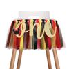 Mouse Highchair Banner Decoration for Baby - 1st First Birthday Banner, High Chair Fabric Garland Party Supplies, Red Yellow Black, Photo Props, Handmade view 1
