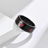 Poker Spinner Ring for Men and Women Aces Spade Playing Cards Rotable Fidget Rings Relieve Stress Titanium Stainless Steel Rings Gold Silver Black (FANQFJZ5880511B-7) view 2