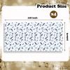 108 x 54 Inch Musical Notes Tablecover Musical Plastic Tablecloth Disposable Table Cover Notes Theme Birthday Party Decoration Supplies(4 Pieces) view 2
