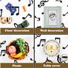 108 x 54 Inch Musical Notes Tablecover Musical Plastic Tablecloth Disposable Table Cover Notes Theme Birthday Party Decoration Supplies(4 Pieces) view 3