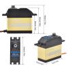 DMC150 20KG/0.09Sec High Speed RC Servo Motor, Titanium Gear Coreless Digital RC Servo for 1/8 RC Racing Car, Standard Digital Servo Motor for RC 600H Helicopter Airplane Boat view 2