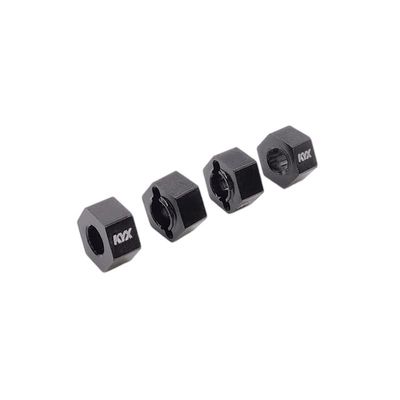 KYX Racing Aluminum CNC Machined Aluminum Wheel Hex Upgrades Parts Accessories for 1/16 1/18 RC Crawler Car LOSI Mini-B Brushed Mini-T Buggy