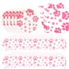 82 PCS Dog Party Supplies - Dog Birthday Paw Prints Party Supplies for Girl include Pink Pawty Puppy Plates, Napkins, Tablecloth, for Doggy Tableware Party - Serves 40 view 1