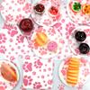 82 PCS Dog Party Supplies - Dog Birthday Paw Prints Party Supplies for Girl include Pink Pawty Puppy Plates, Napkins, Tablecloth, for Doggy Tableware Party - Serves 40 view 3