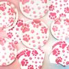 82 PCS Dog Party Supplies - Dog Birthday Paw Prints Party Supplies for Girl include Pink Pawty Puppy Plates, Napkins, Tablecloth, for Doggy Tableware Party - Serves 40 view 4