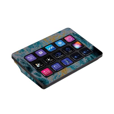 MightySkins Skin Compatible with Elgato Stream Deck MK.2 - Ocean Marble | Protective, Durable, and Unique Vinyl Decal wrap Cover | Easy to Apply, Remove, and Change Styles | Made in The USA