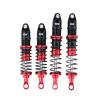 KYX Racing Aluminum CNC Machined Aluminum Front Rear Shock Set Complete Upgrades Parts Accessories for 1/16 1/18 RC Crawler Car LOSI Mini-B Brushed Mini-T Buggy view 1