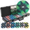 Bullets Playing Cards | Professional Poker Set Paulie | 500 Ceramic Poker Chips (10 g) + Ceramic Plaques with Premium Case  Casino Poker Set for Texas Holdem view 1