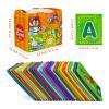 Dr.Rapeti Soft Alphabet Cards, 26pcs ABC Alphabet, 26 Letters Flash Cards with Storage Bag Washable Non-Toxic, Early Learning Toy, Baby Bath Toy for Baby Infant Toddler Kids view 2