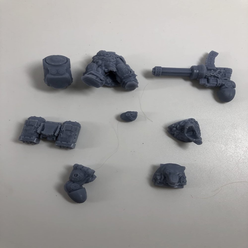 Apelan Miniature Space Mech Figure, 3D Printed Resin - 28mm Scale Table Top War Gaming
