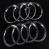 GTBRacing CNC Aluminum Front Rear Wheel Beadlock Rings for 1/5 RC Car LOSI 5IVE-T 5T (8pcs/Set) (Silver) view 1