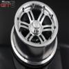 GTBRacing CNC Aluminum Front Rear Wheel Beadlock Rings for 1/5 RC Car LOSI 5IVE-T 5T (8pcs/Set) (Silver) view 2