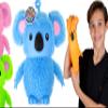 JA-RU Koala Bear Pets Stretchy Squishy Fidget Toy (1 Koala Assorted) Stress Relief Bedtime Buddies, with Hair Tentacles Like Noodles. Party Favor for Kids & Adults 6710-1s view 1
