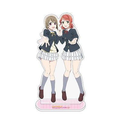 KADOKAWA Love Live! Nijigasaki Gakuen School Idol Love Party, Ayume Uehara & Kasumi Nakasu, Acrylic Figure, Approx. W 3.0 x H 5.9 inches (75 x 150 mm), Acrylic