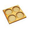 LITKO 2x2 Formation Tray for 25mm Circle Bases Compatible with Dux Bellorum view 1