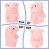 Hopearl Talking Pig Repeats What You Say Piggy Nodding Electric Interactive Animated Toy Speaking Plush Buddy Gift for Toddlers, Pink, 6.5'' view 3