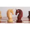 Royal Chess Mall- 4.6" Bath Luxury Staunton Chess Pieces Only Set - Bud Rosewood - Triple Weight view 2
