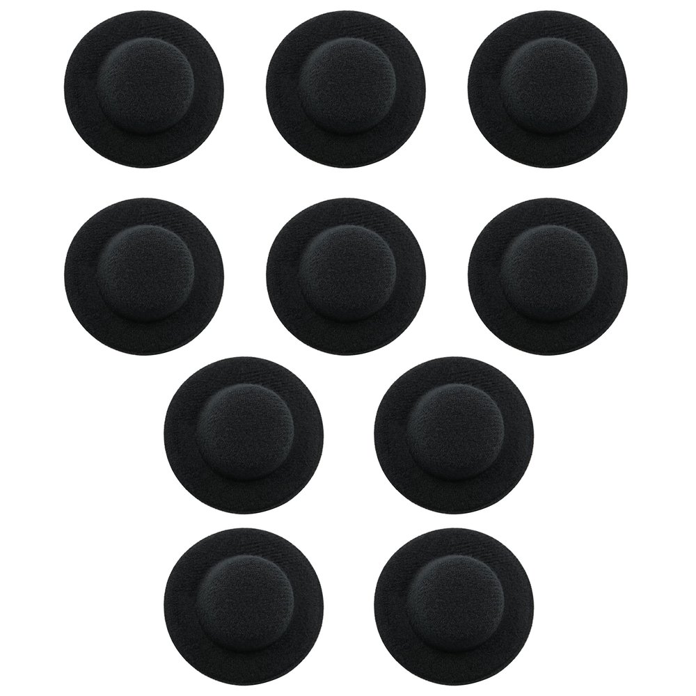 YHXiXi Handmade Small Wide Brim Doll Fedoras: 10pcs Felt Panama Hats with Flat Tops