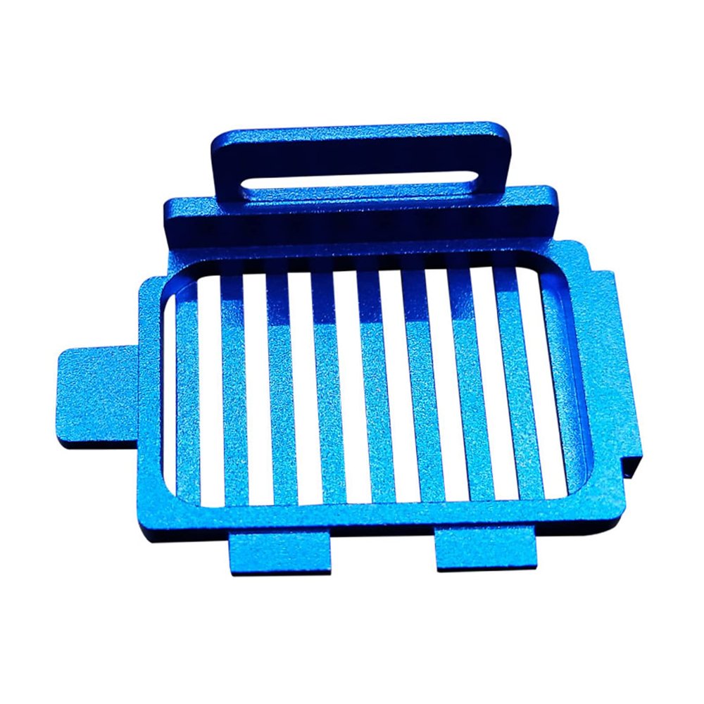 XHSESA Motor Heatsink Racing Metal Electric Motor Heat Sink Radiator for Mini-Z AWD MA020 RC Car Part (Blue)