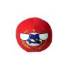 Bisavch Countryball Plushies Polandball 3.9 Inches Plush Toy Country Ball Anime Cosplay Mini Pillow Cushion Key Ring Home Decor,Chinese Soviet,3.9inch view 1