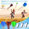 6 Pack Octopus Kite, 3D Kite Long Tail Easy Flyer Kite Beach Kites People Adults Gift Kites for Kids Easy to Fly, Kite Kit with Kite String 100M, Kiteboarding Kite for Adults view 3
