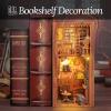 CUTEBEE Book Nook Kit - DIY Miniature House Dollhouse Kit for Adults and Teens, Booknook Tiny House Bookshelf Decor 3D Wooden Puzzle, Gifts for Family, Friends Eternal Bookstore view 4