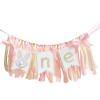 Baby Birthday Decoration 1st Birthday High Chair Tutu Skirt Banner Rabbit Theme Party Supplies Sweet First Birthday Banner (Gold) view 1