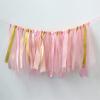 Baby Birthday Decoration 1st Birthday High Chair Tutu Skirt Banner Rabbit Theme Party Supplies Sweet First Birthday Banner (Gold) view 3