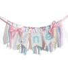 Baby Birthday Decoration 1st Birthday High Chair Tutu Skirt Banner Rabbit Theme Party Supplies Sweet First Birthday Banner (Blue) view 1