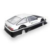 Manrock 1/10 Scale RC Painted Drift Racing Touring Onroad Car Body Shell AE86 Black and White view 3