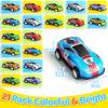 21 Pack Pull Back Toy Cars, Party Favors, Goodie Bag Stuffers, Race Vehicles Bulk, Pinata Fillers, Teacher Treasure Prize Box Toys for Boys Girls Toddlers 2,3,4,5 Years Old view 2
