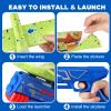 Onysurui 3 Pack Airplane Launcher Toy, 12.6" Foam 2 Flight Mode Led Plane Catapult Boy Toys with 3 DIY Stickers, Outdoor Flying Toys for Kids Gifts for 4 5 6 7 8 9 10 12 Year Old Boys Girls view 4