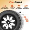 RC Station 12mm Hex RC Wheels and Tires 1/10 Scale 2.8 RC Truck Tires and Wheels for Traxxas Rustler Stampede Hoss E-Revo 2wd 4x4 vxl Tires and Wheels Redcat Riaario Amoril Tires Wheels Preglued 4PCS view 4