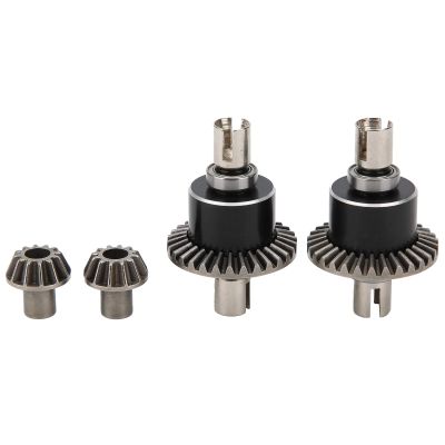 Alomejor RC 1 8 Differential, Metal Differential Spur Gear High Drive Gear Wheel Set for 144001 1 14 RC Car Model